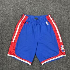 Adidas NBA Men's Basketball Shorts Red Classic W/ Drawstring Size Large